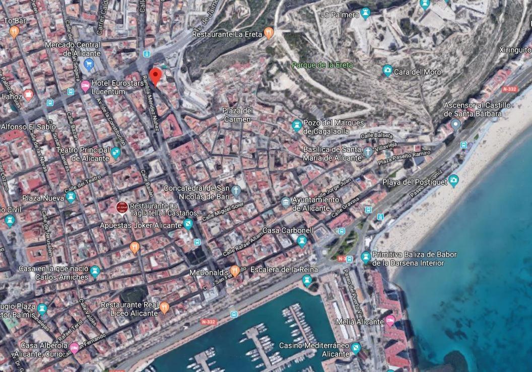 Apartamento Grande-Centro Barrio Playa Alicante Exteriér fotografie